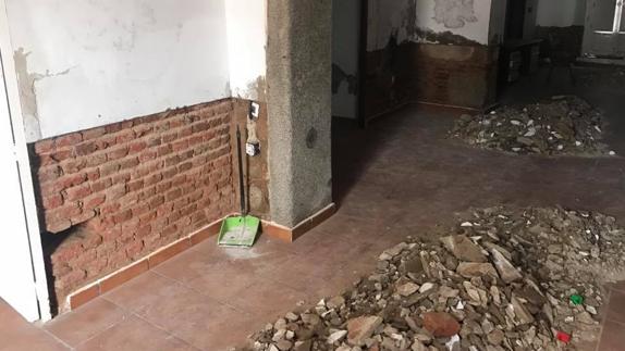 Las obras comenzaron a principios del mes de marzo 