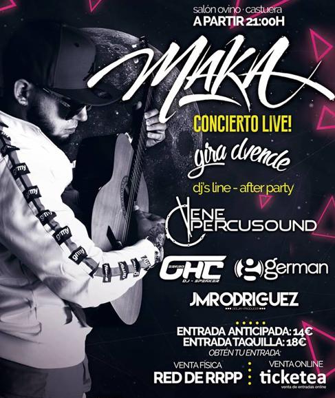 Cartel del evento musical 