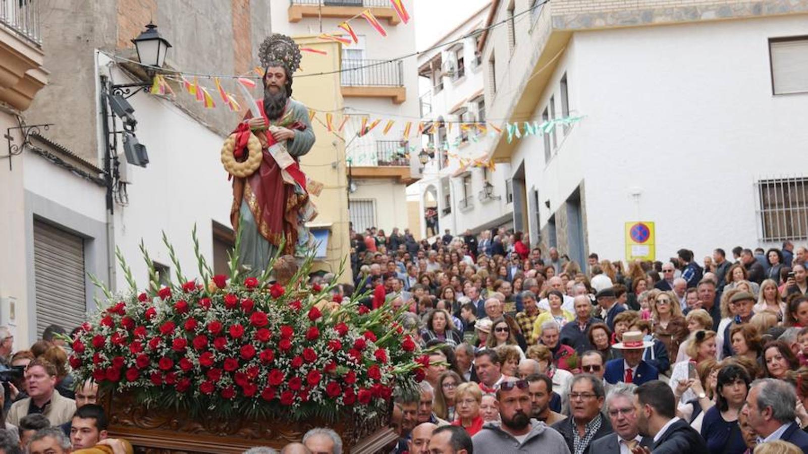 Los abderitanos se echan a la calle para celebrar el día grande del patrón de los agricultores y ganaderos