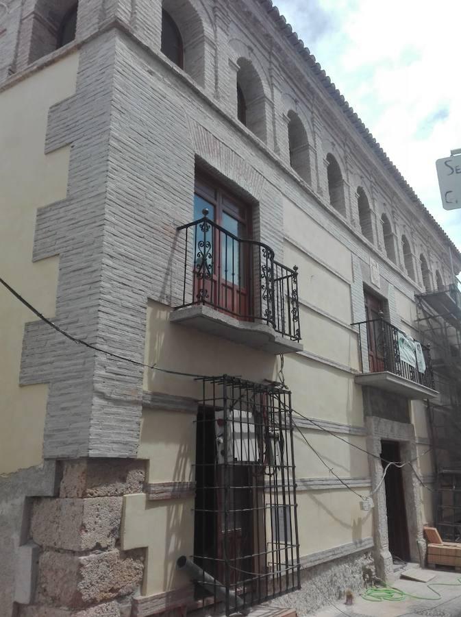 La casa de Los Moya encara la recta final de su rehabilitación para albergar la sede de la nueva biblioteca Francisco Villaespesa y el Museo Pedro Murillo Velarde