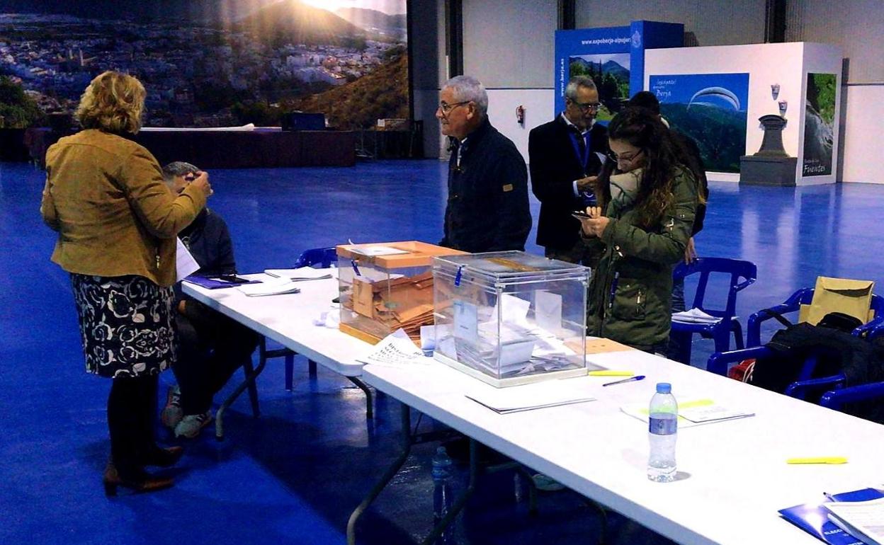 Colegio electoral de Berja. 