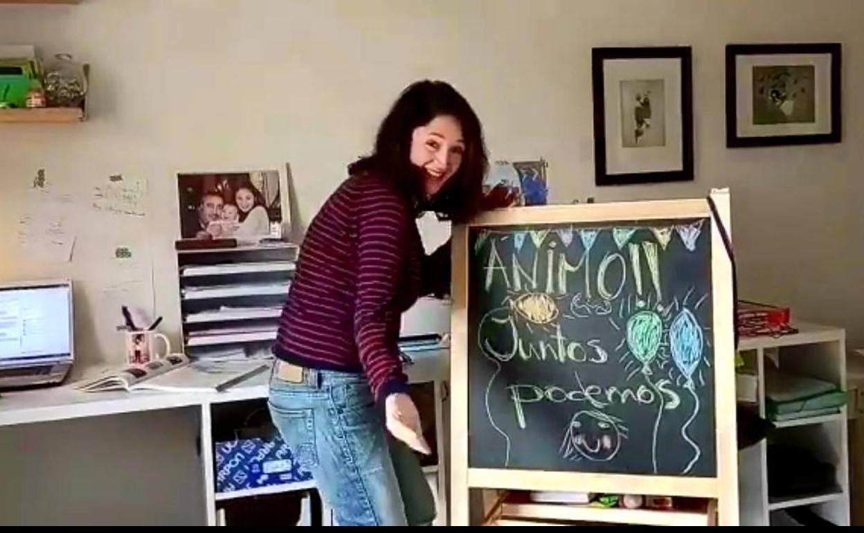 Captura de pantalla del video realizado por el profesorado del IES Abdera de Adra. 