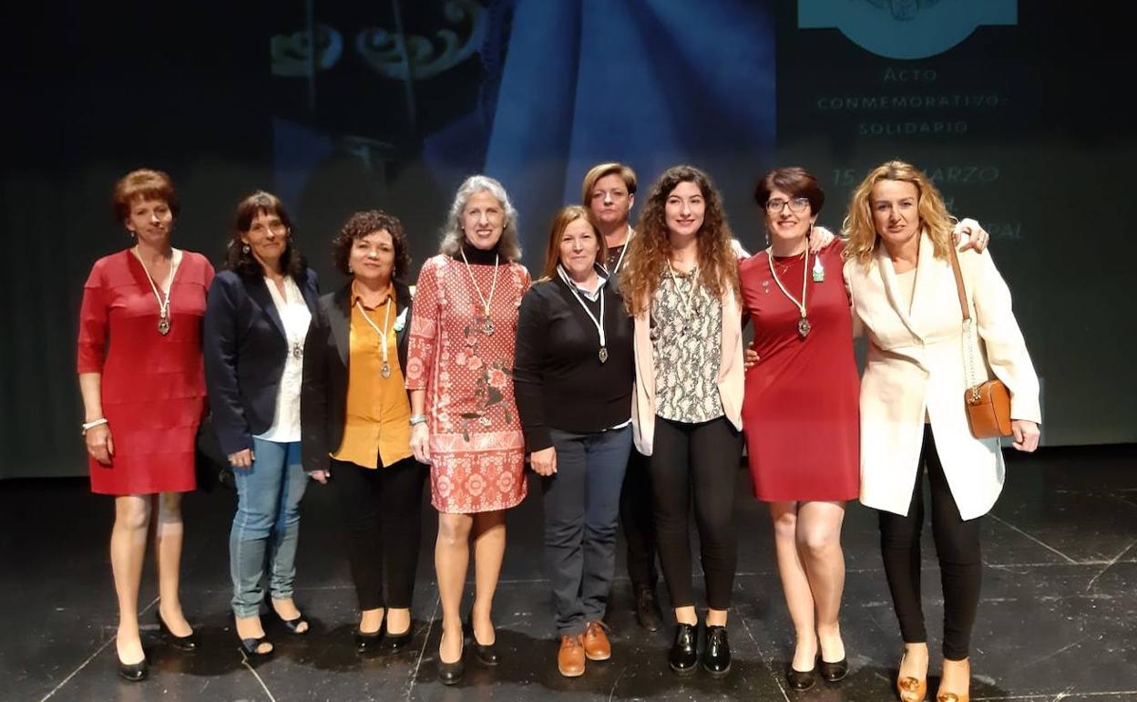 Miembros de la directiva de la Hermandad.