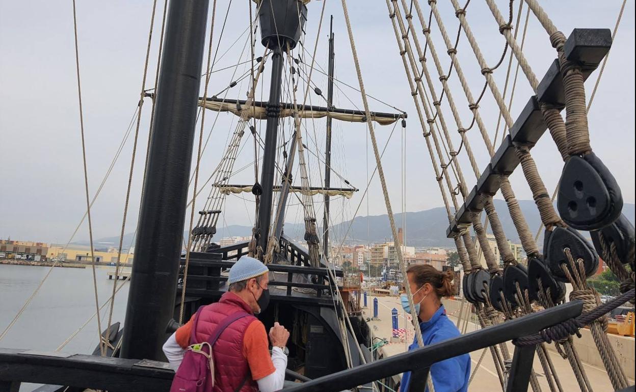 La Nao Victoria está en Adra y se puede visitar hasta el domingo