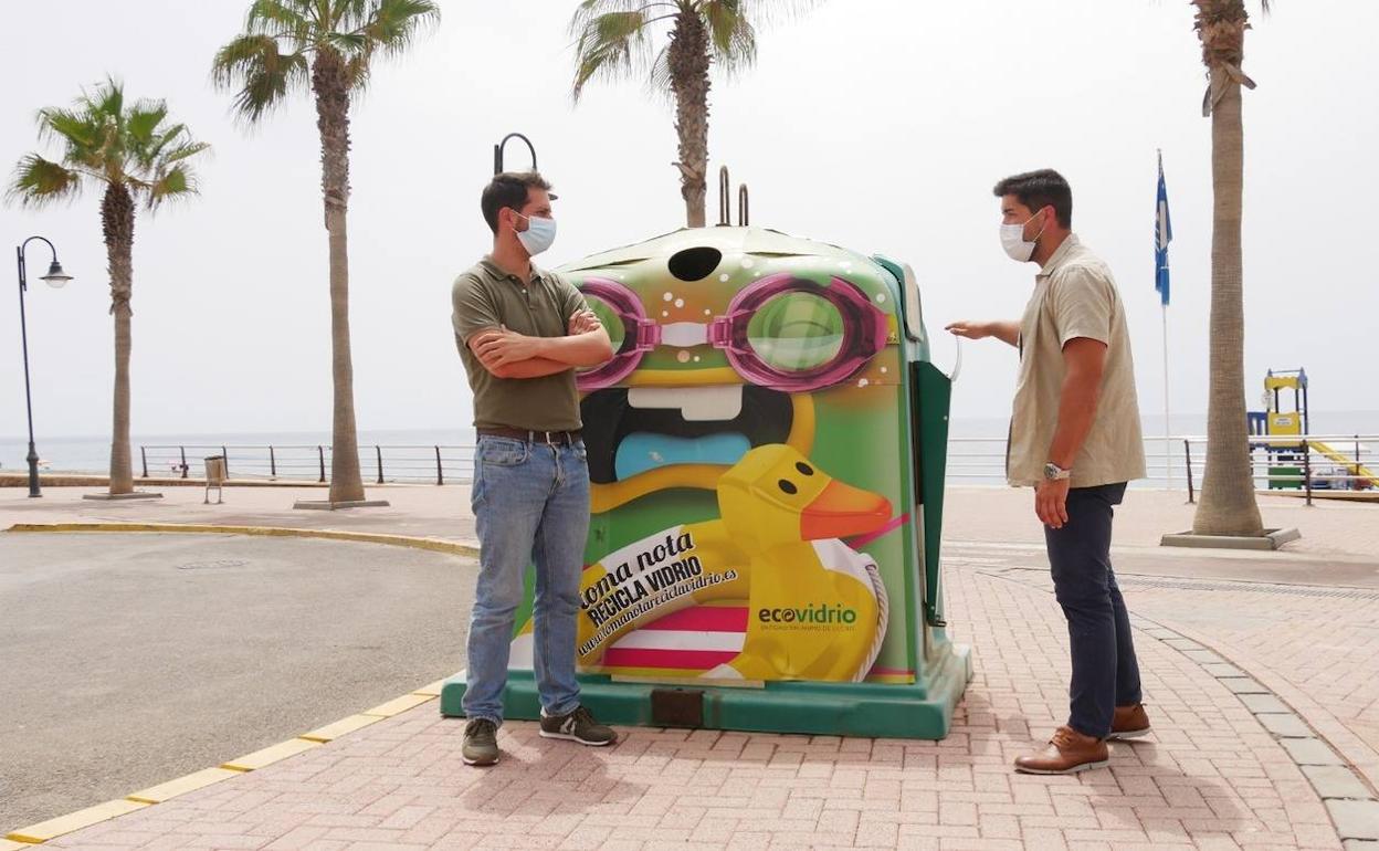 Adra recicla 278 toneladas de envases de vidrio en un año
