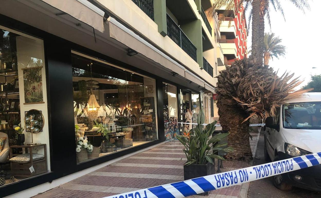 El incidente ocurrió en la calle Paseo Marítimo de Adra. 