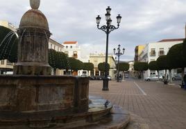 Vistas de la plaza principal de Berja.