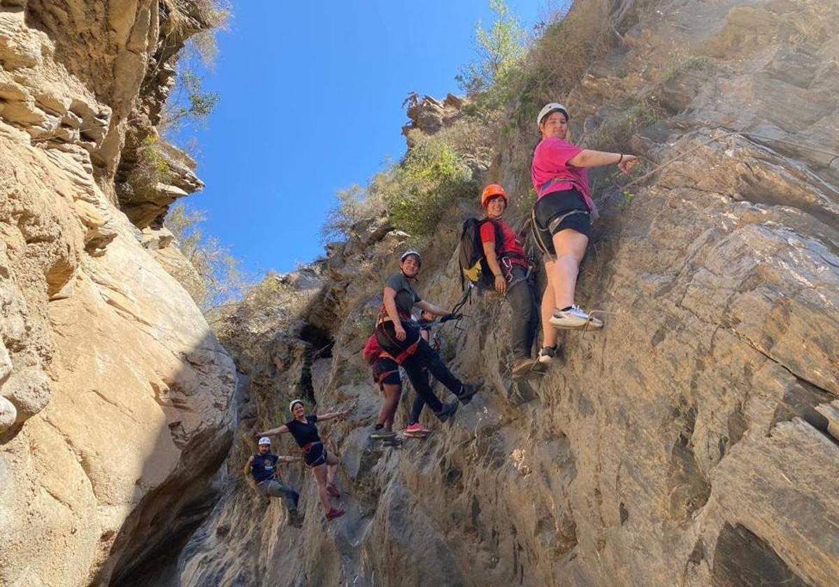 Barranco de Palancón, próximo destino de Adra en la Senda