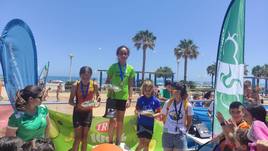 Dos niños abderitanos, en el podium del triatlón andaluz