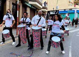 Exhibición de batuca.