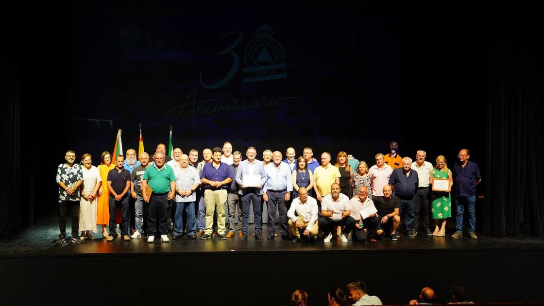 Homenaje a los primeros voluntarios de Protección Civil