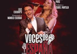 La programación musical en Adra continúa con 'Voces de España' y sus tributos a Manolo Escobar e Isabel Pantoja
