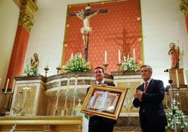 Javier Aureliano García, a corazón abierto ante el Cristo de la Luz