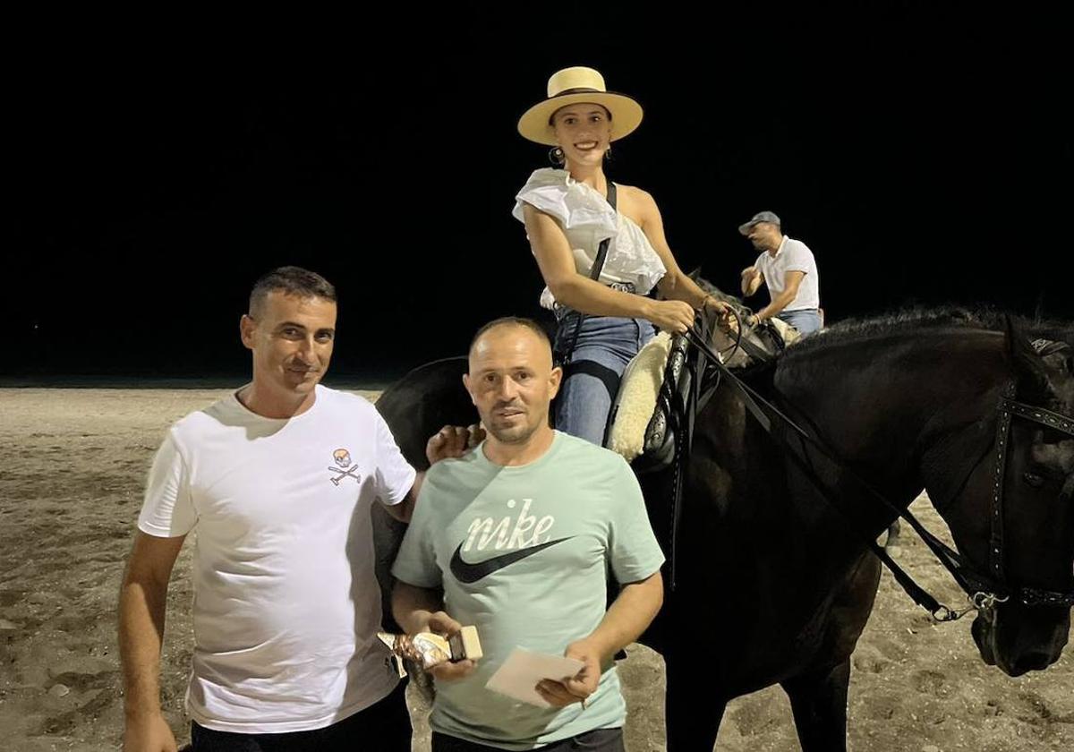 Operaria, la yegua más veloz de la Carrera de Caballos Cronometrada de Adra