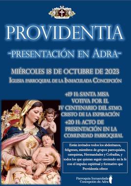 Providentia se presenta el miércoles en la parroquia