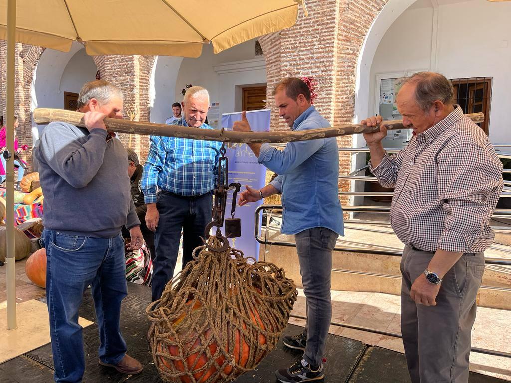 Premio a una calabaza de 65 kilos en Laujar de Andarax