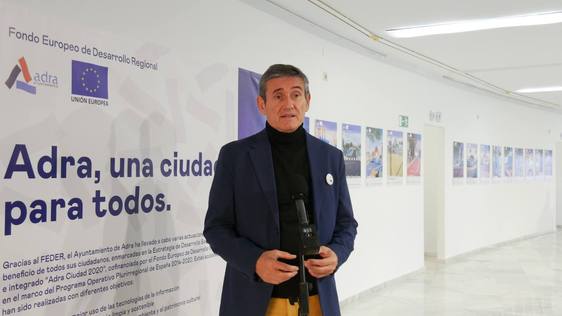 Manuel Cortés, en la presentación de la exposición.
