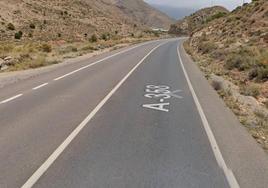 Un tramo de la A-358.