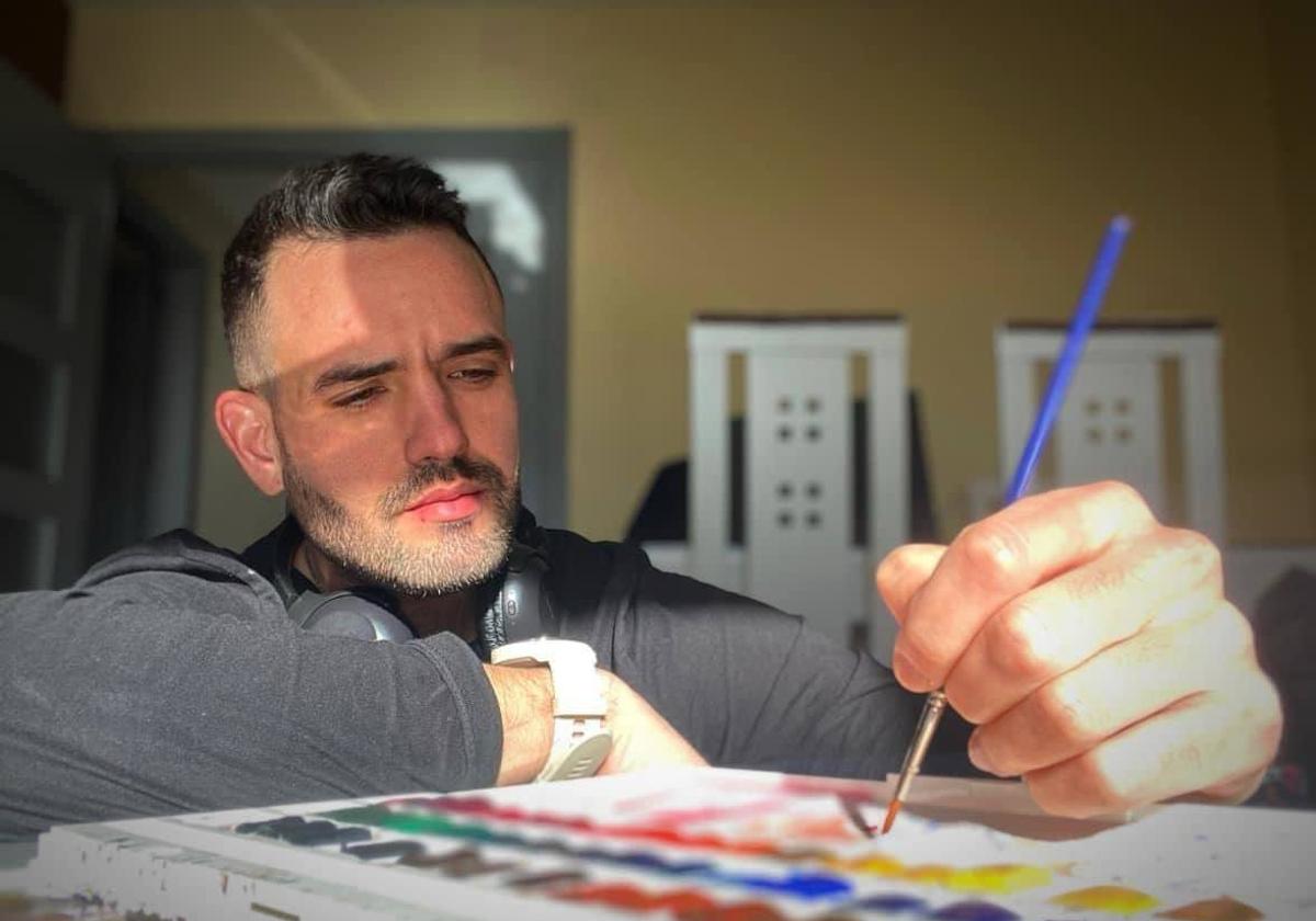 Juan Miguel Ojeda, autor del cartel de Semana Santa