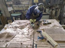 Berja completa su museo histórico con un relieve de la Batalla de 1569