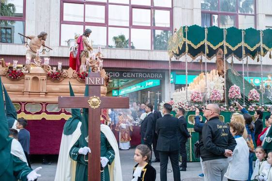 La lluvia interfiere en la estación de penitencia de Humildad y Esperanza