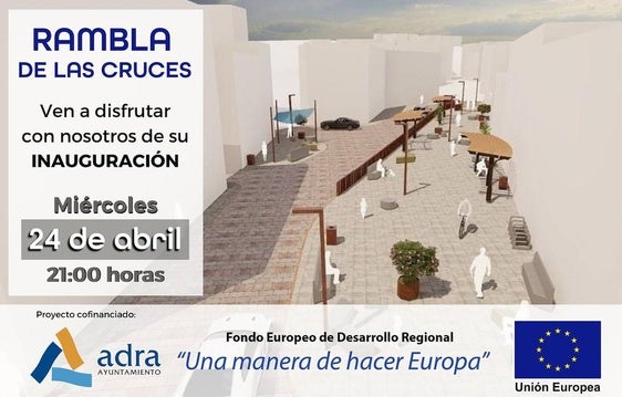 Inauguran la Rambla de las Cruces tras las obras