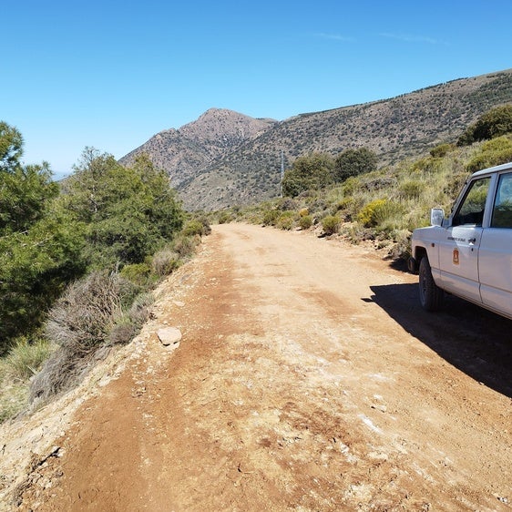 Dalías repara los daños por lluvia en varias pistas de Sierra de Gádor