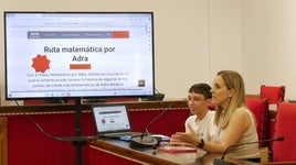 Un estudiante del instituto Abdera diseña un «paseo matemático» por Adra