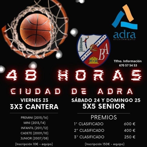 '48 horas' de baloncesto en Adra
