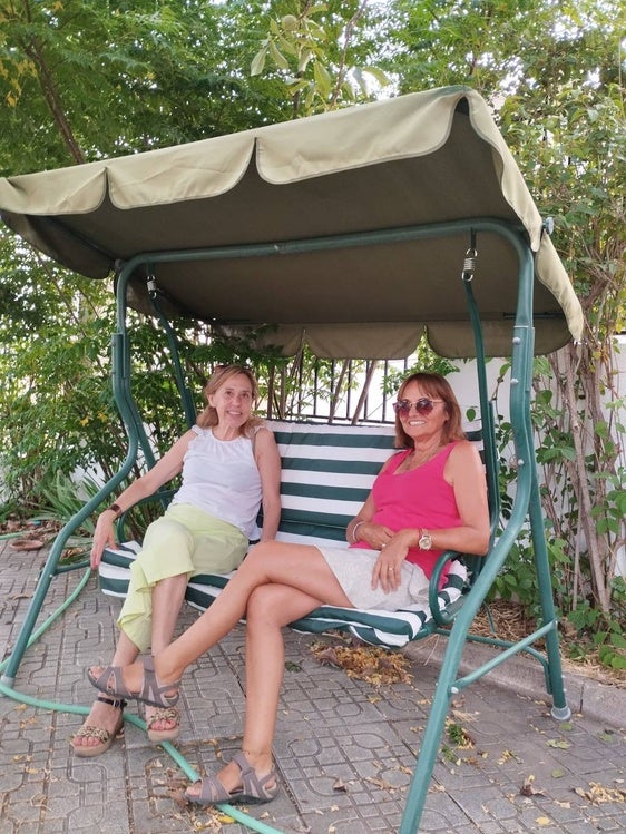 Marisa y su hermana regresan, cada vez que pueden, a la casa de sus abuelos.