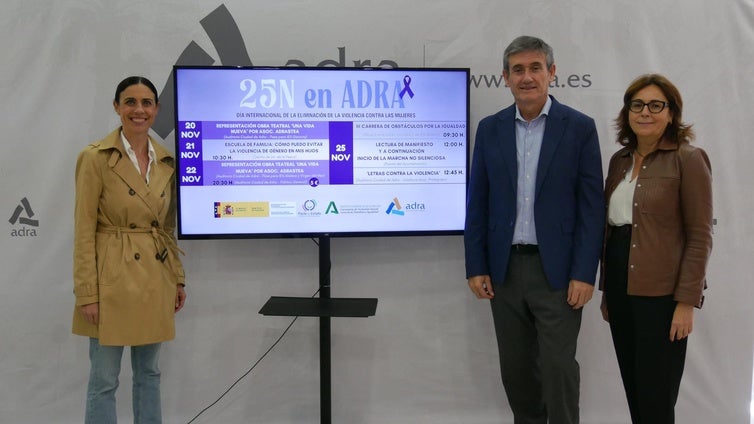 Adra presenta la programación para luchar por la Eliminación de la Violencia contra las Mujeres