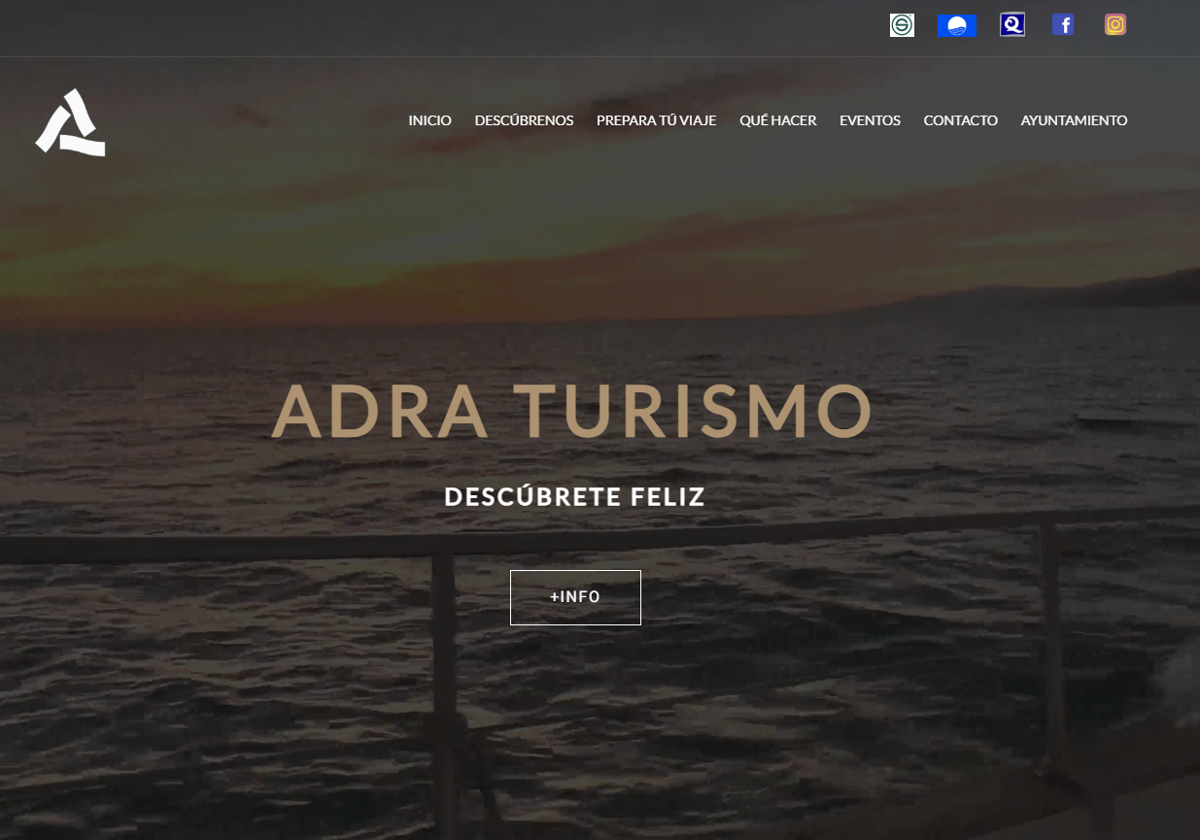 Adra avanza en su estrategia de promoción turística estrenando nueva web