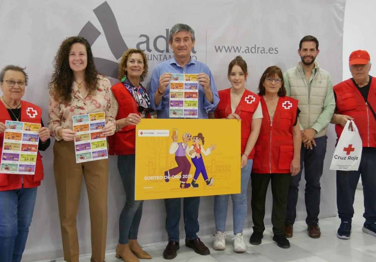 Cortés respalda el Sorteo de Oro de Cruz Roja y aplaude la labor de la Asamblea de Adra con los más vulnerables