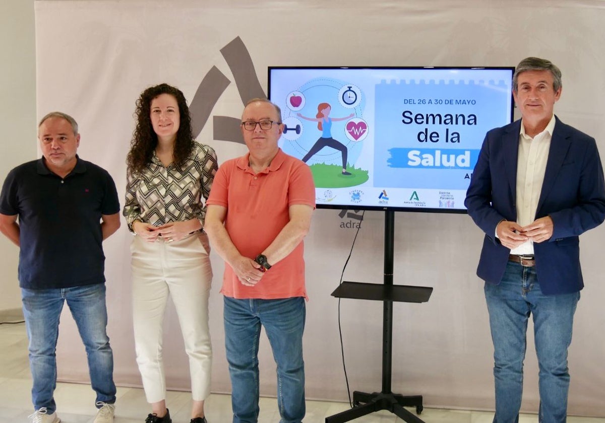 Manuel Cortés presenta la tradicional 'Semana de la Salud' que se celebrará de 26 al 30 de mayo en Adra