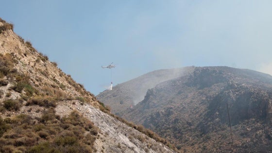 Controlado el incendio forestal del paraje Río Chico de Berja
