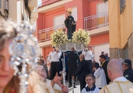 Adra despide la feria rindiendo homenaje a San Nicolás de Tolentino