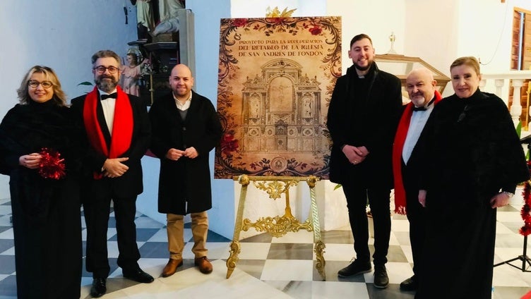 Fondón presenta el nuevo retablo para su iglesia, Bien de Interés Cultural