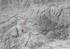 Localizaciones en las que se ha percibido el terremoto con epicentro en Berja.
