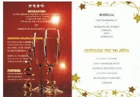 Cena y cotillón de Nochevieja en hotel restaurante Rivera y Brao