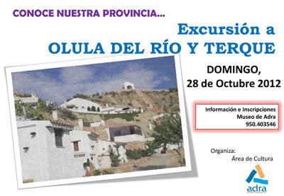 Adra organiza un viaje cultural a Olula del Río y Terque