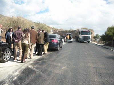Diputación invertirá otros 150.000 euros en la carretera de la Parra de Adra
