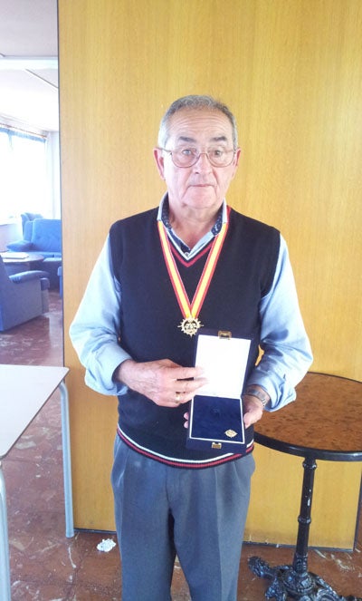 Medalla de oro para Pepe Arqueros