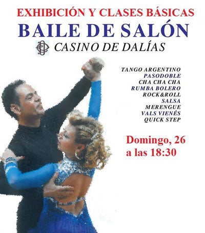 Exhibición de baile en el Casino