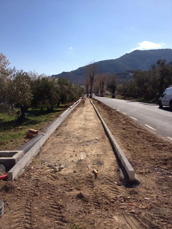 El primer tramo del carril bici que unirá Fondón con Fuente Victoria estará listo en abril