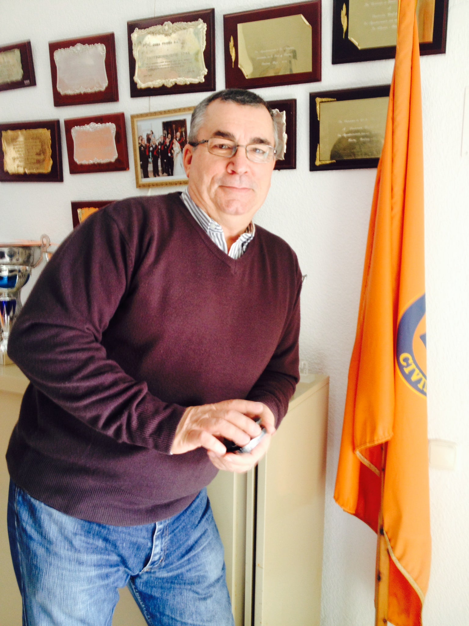 "Llevo más de 30 años en Protección Civil y siempre seré un aprendiz"