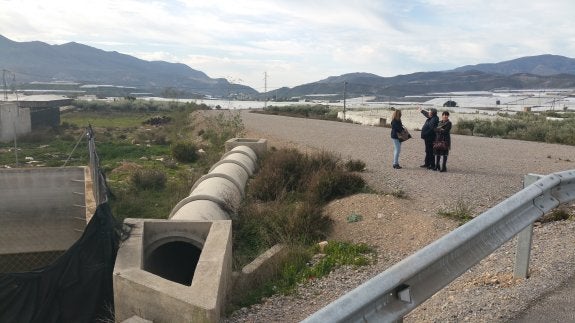 Las obras de la variante sur de Berja están paralizadas desde hace más de seis años, según denunció el alcalde virgitano.