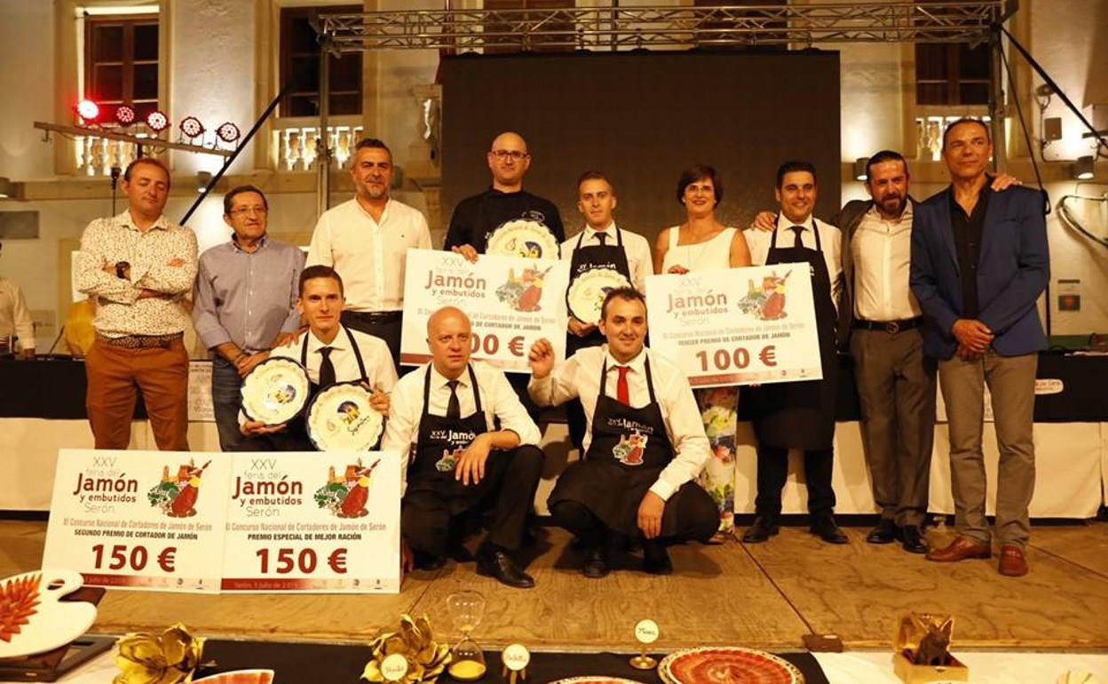 El cordobés Antonio Escribano gana la XI edición del Concurso Nacional de Cortadores en Serón