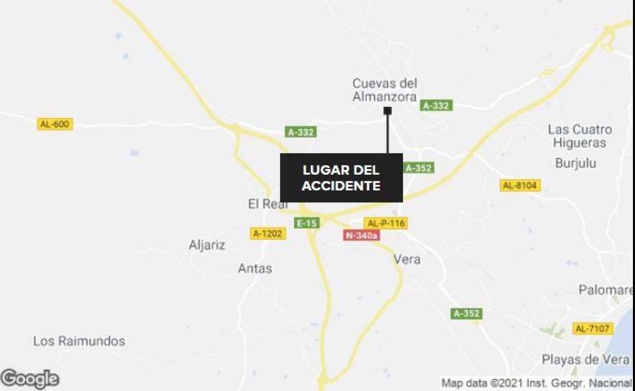 Accidente en Almería | Heridas cuatro mujeres en una colisión entre un turismo y una furgoneta en Cuevas del Almanzora