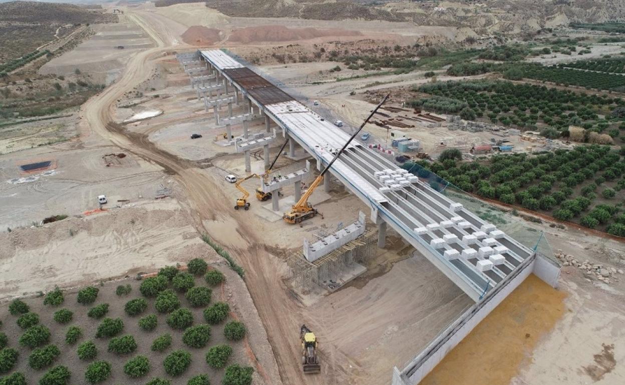 Obras en la Autovía del Almanzora. 