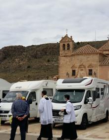 Imagen secundaria 2 - Provincia de Almería | Albox | Agua bendita para decenas de autocaravanas en la explanada del Santuario del Saliente